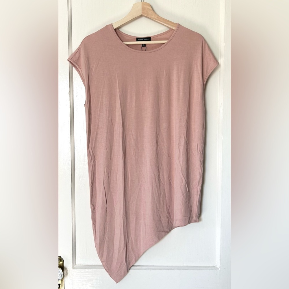 NWT Universal Standard Liquid Jersey‎ Crew Genevette Top Mahogany Rose XS 10-12
